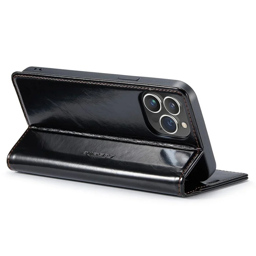 CaseMe 003 For iPhone 13 Pro Max Soft PU Leather‎ Flip Wallet Case with 2 Credit